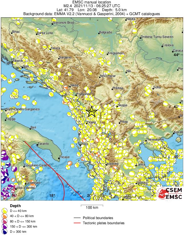 Regional moment Tensor