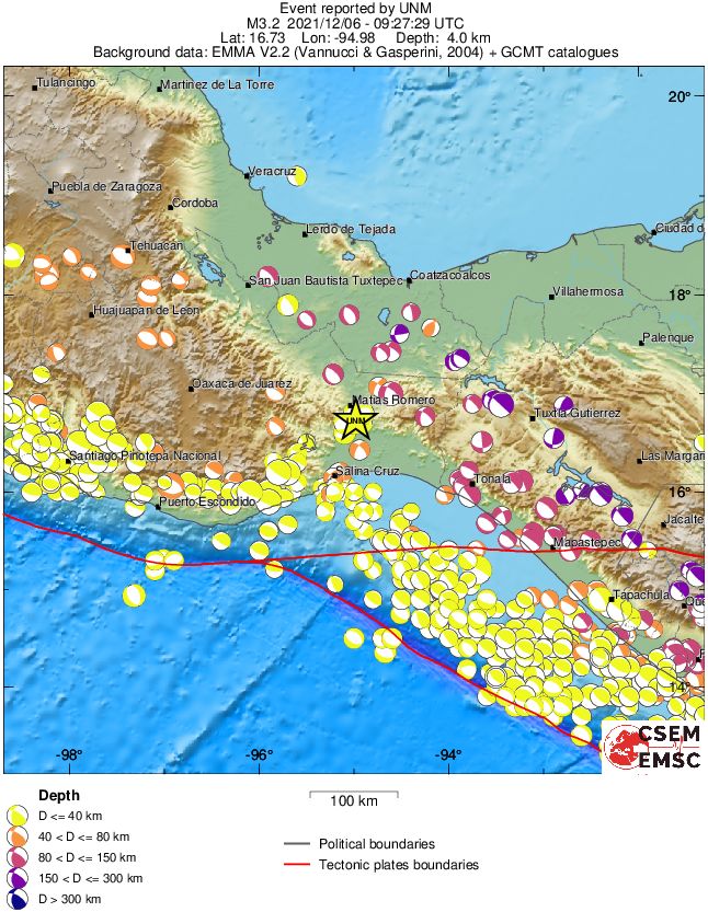 Regional moment Tensor