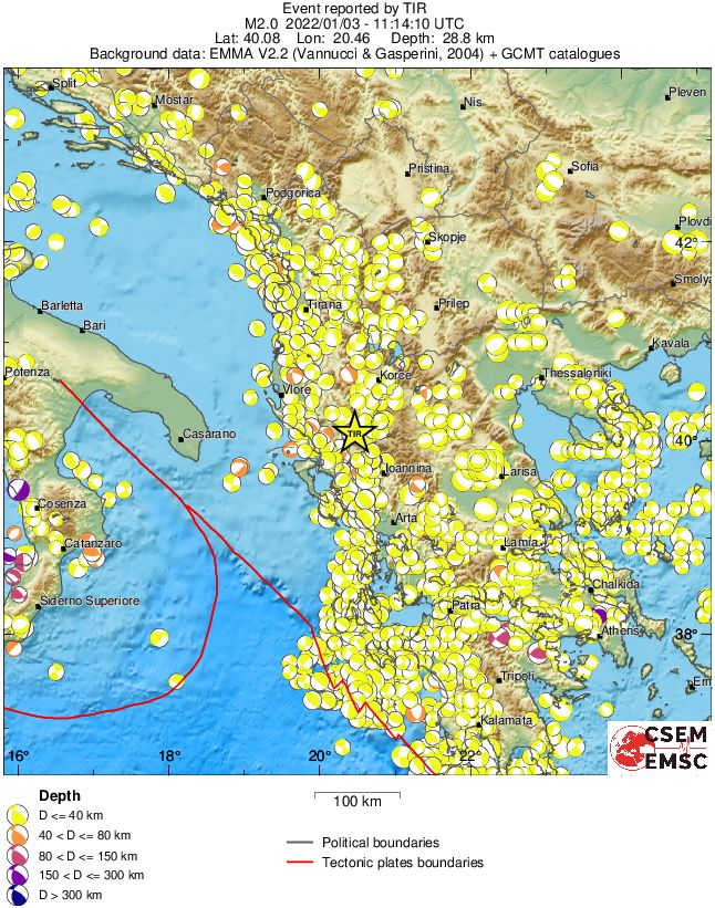 Regional moment Tensor