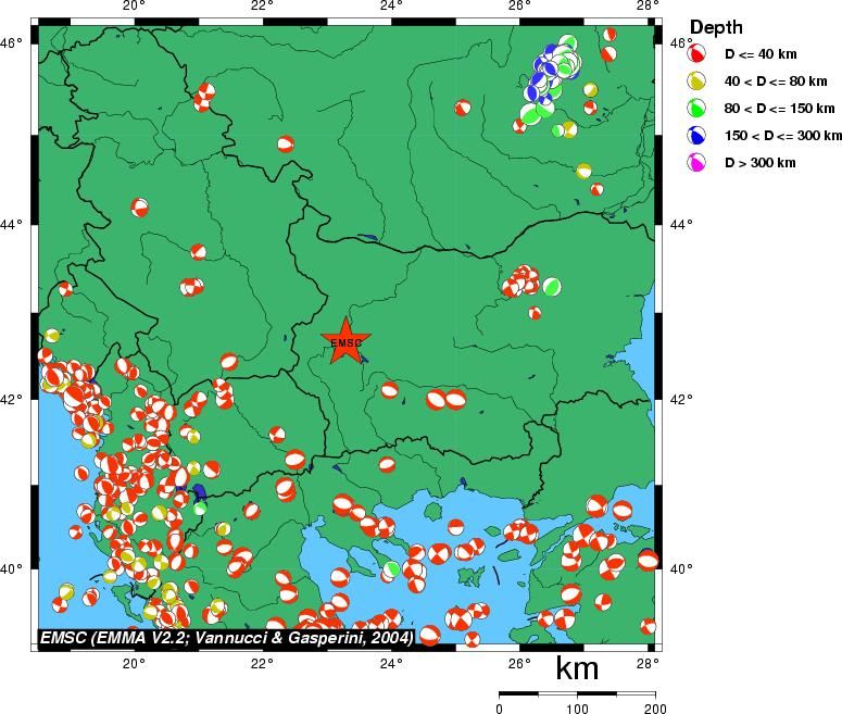 Regional moment Tensor