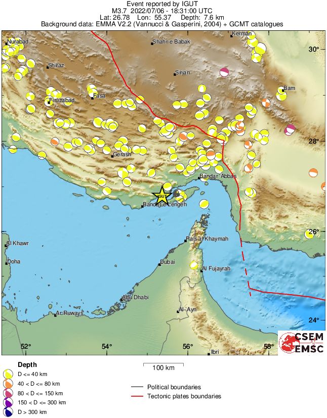 Regional moment Tensor