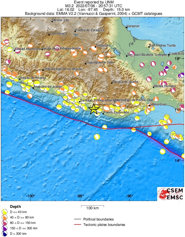 Regional moment Tensor