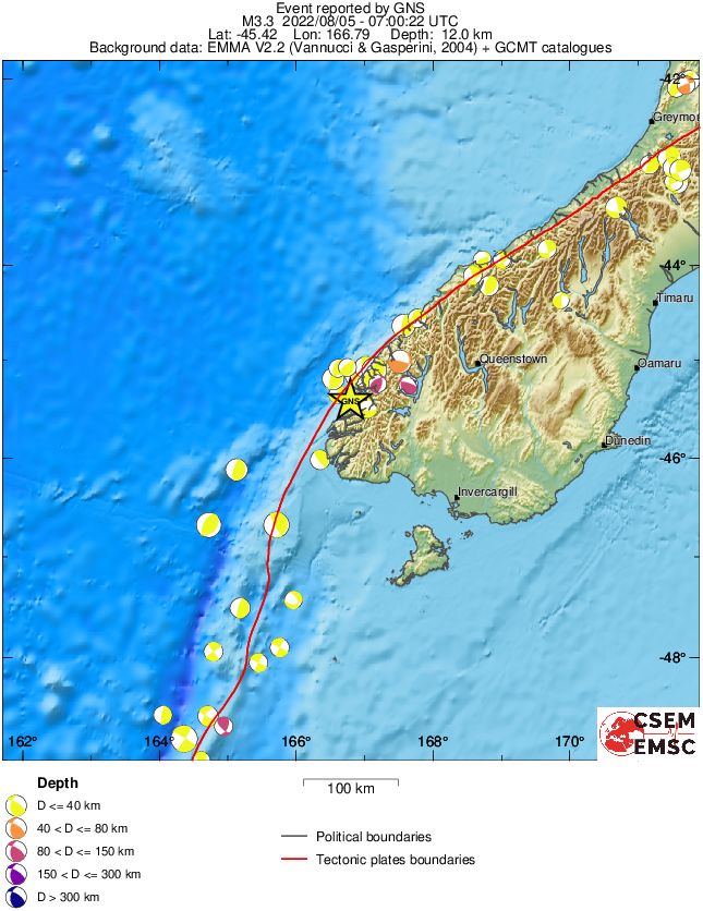 Regional moment Tensor
