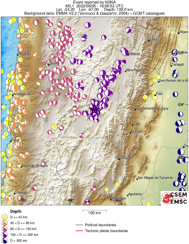 Regional moment Tensor