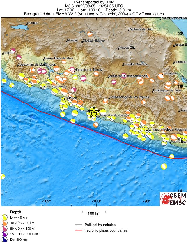Regional moment Tensor