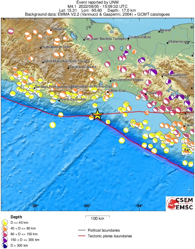 Regional moment Tensor