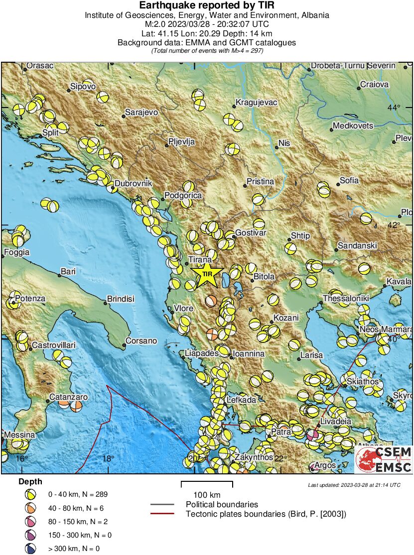 Regional moment Tensor
