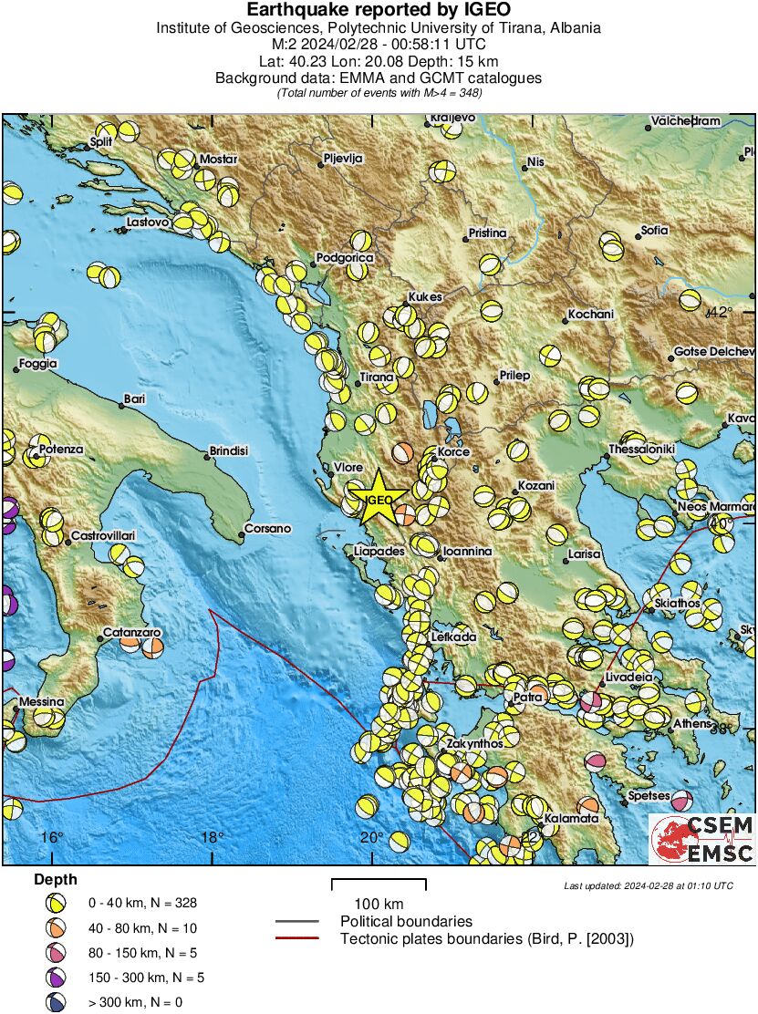 Regional moment Tensor