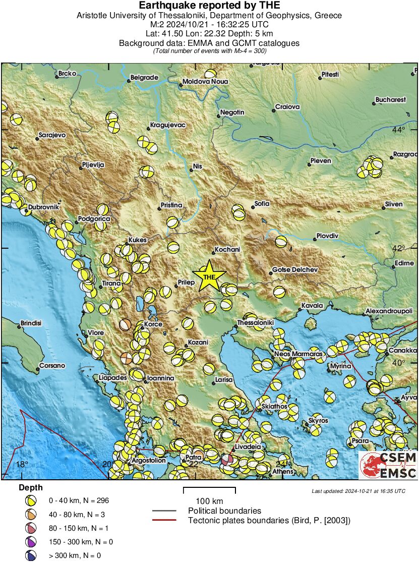 Regional moment Tensor