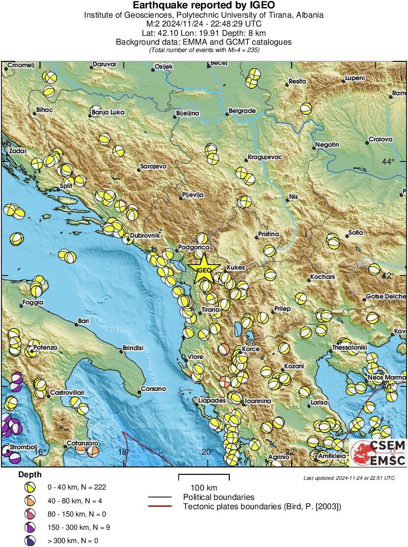 Regional moment Tensor