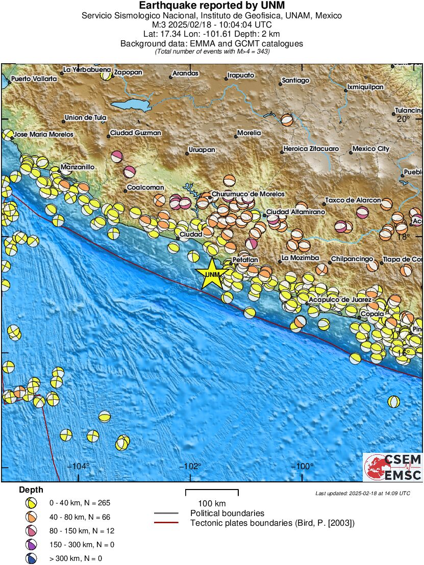 Regional moment Tensor