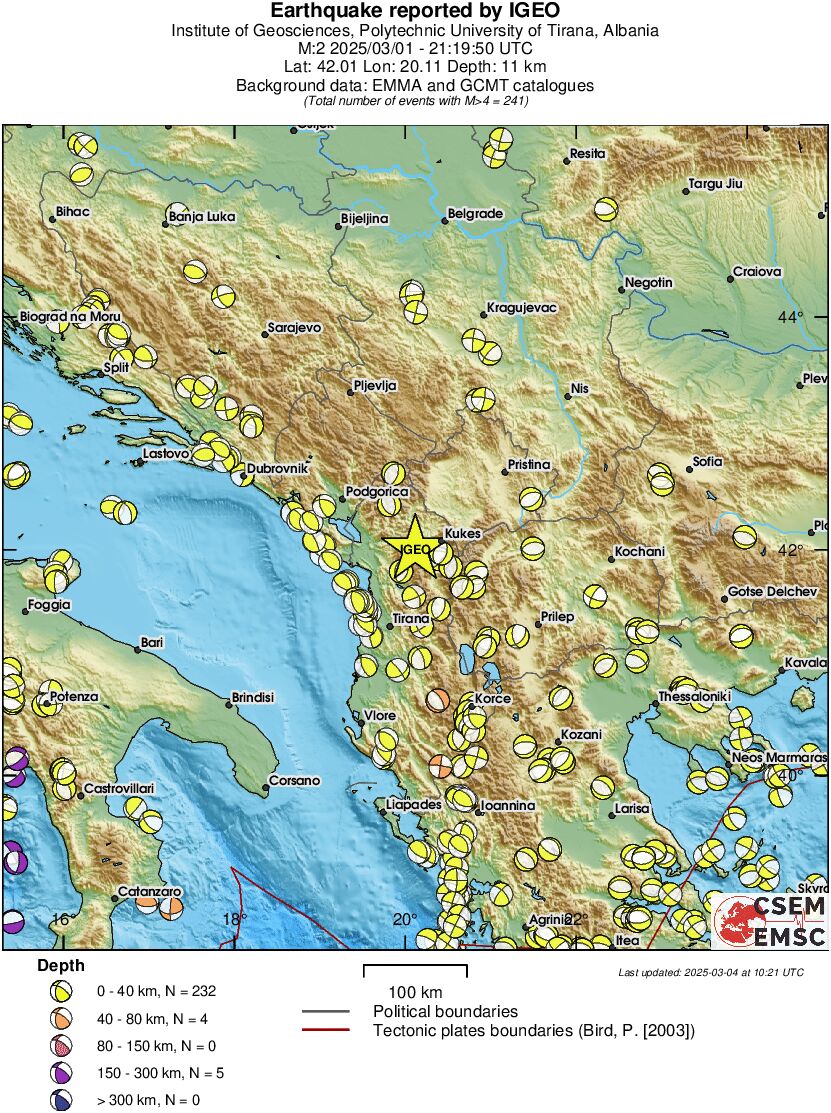 Regional moment Tensor