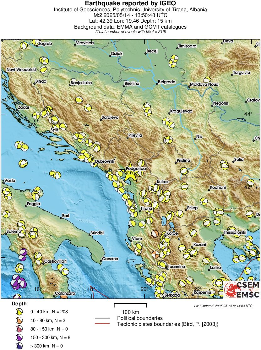 Regional moment Tensor