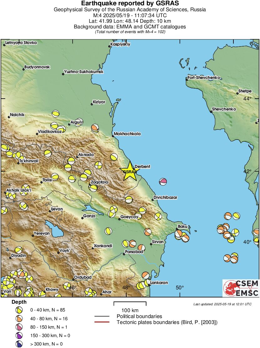 Regional moment Tensor