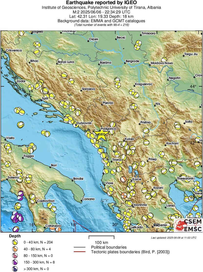 Regional moment Tensor