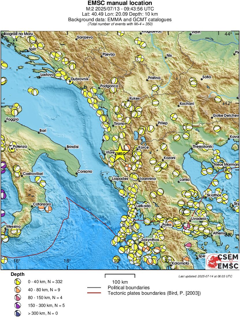 Regional moment Tensor