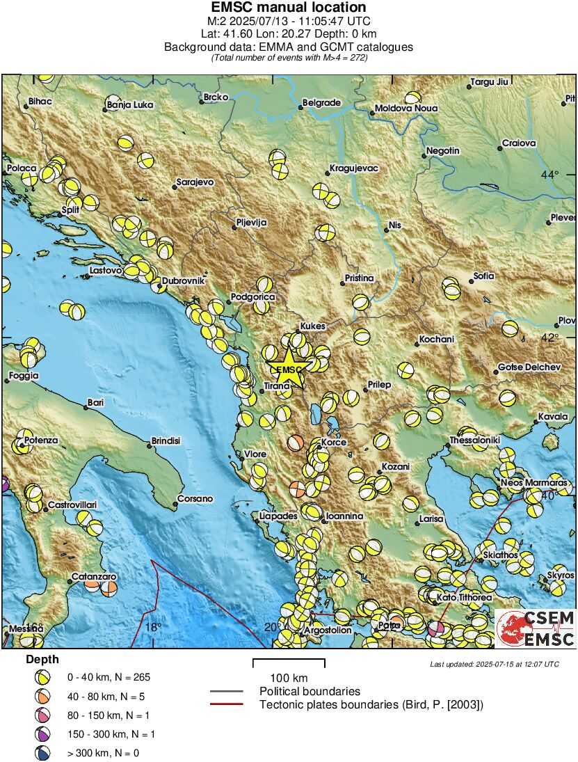 Regional moment Tensor