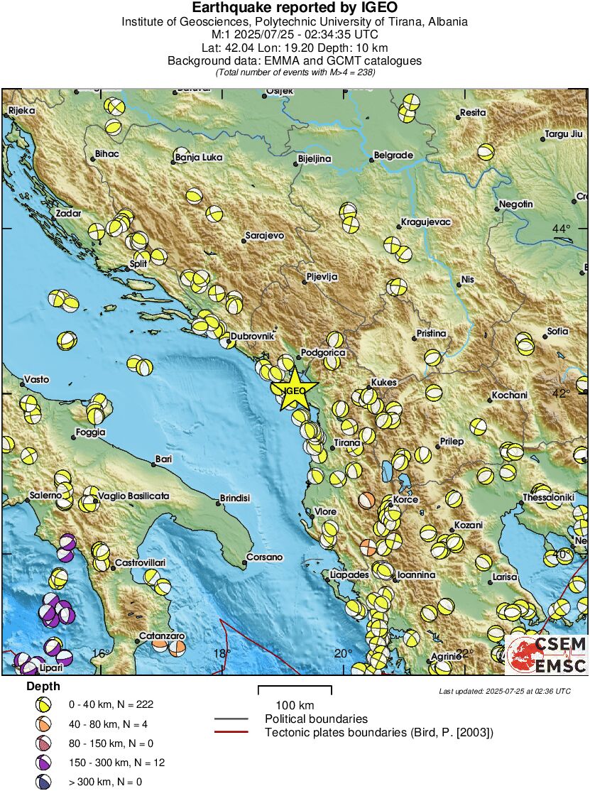 Regional moment Tensor
