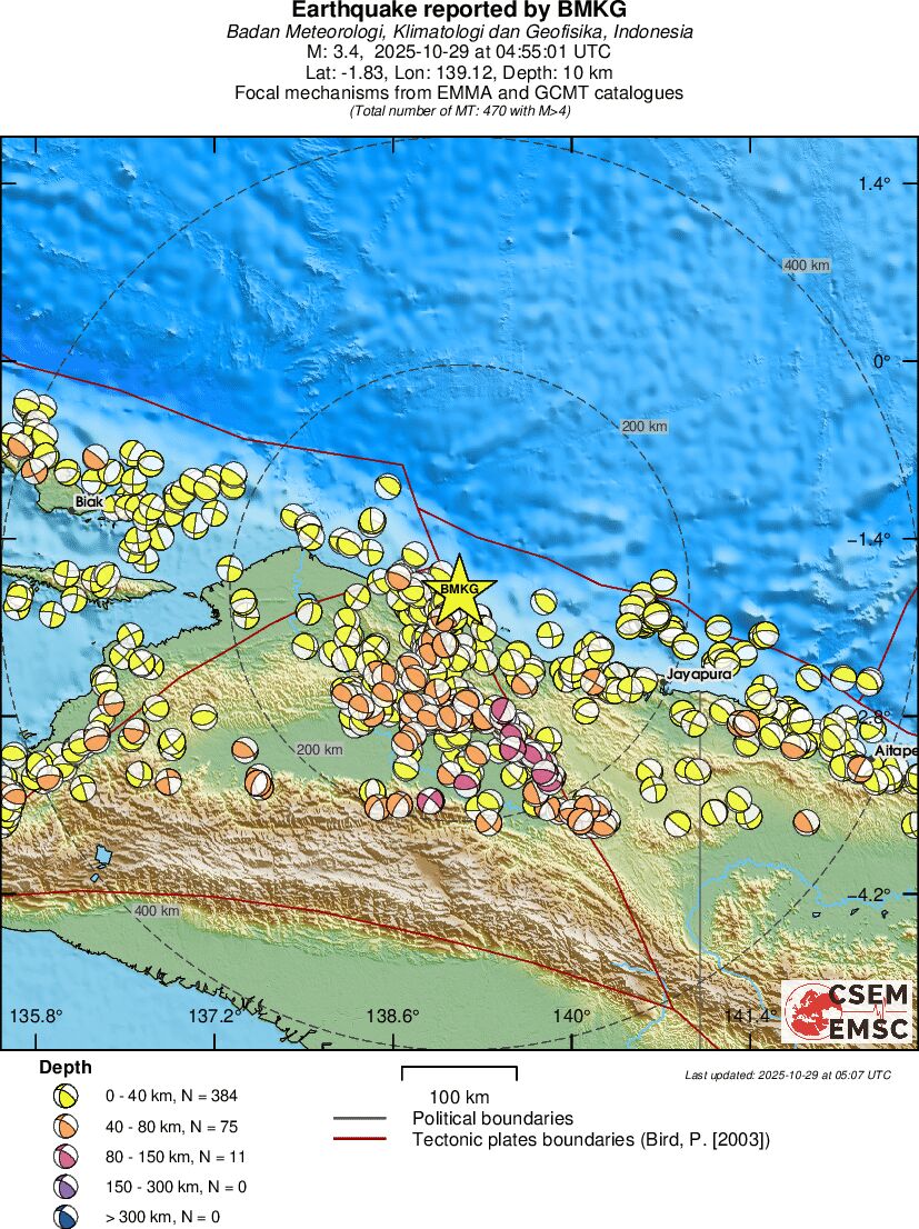 Regional moment Tensor