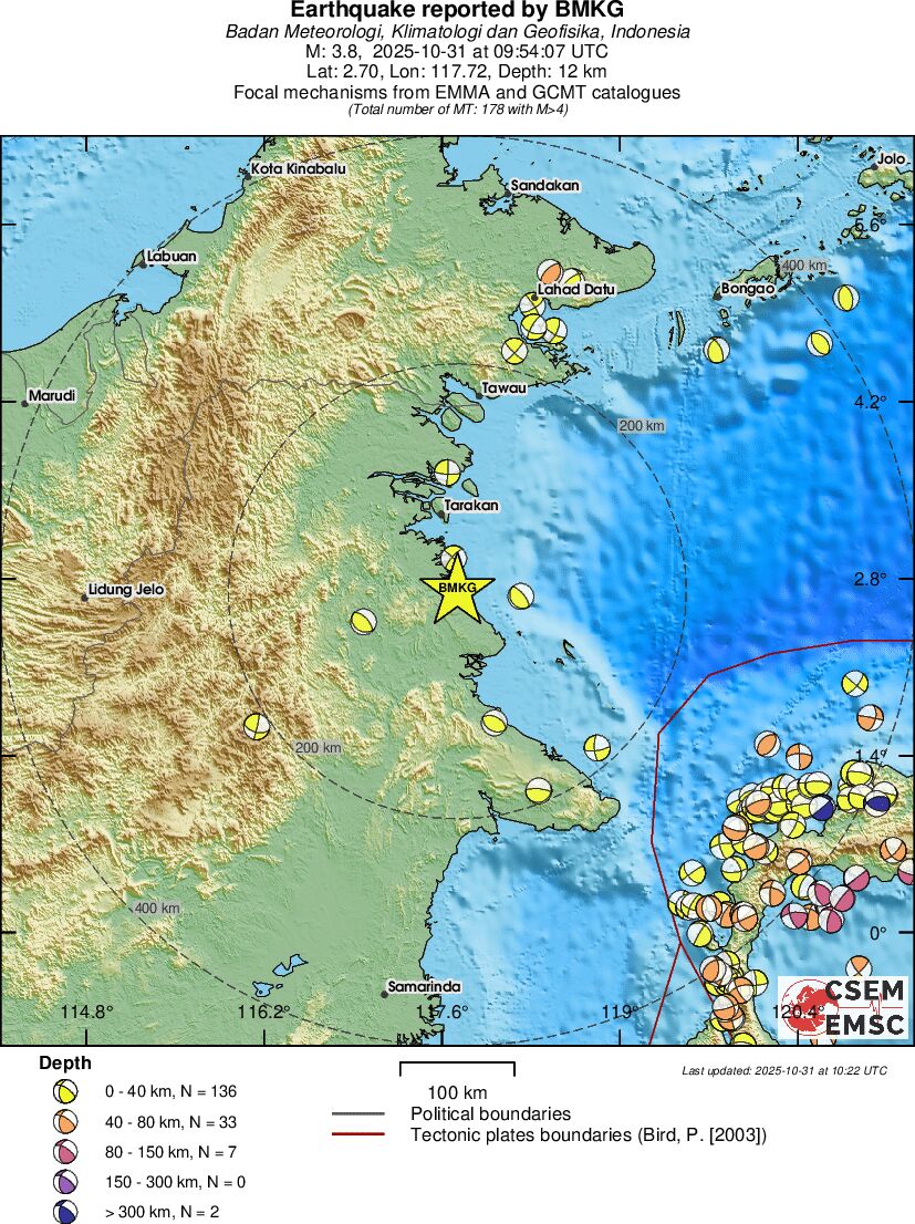 Regional moment Tensor