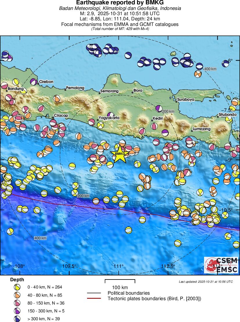 Regional moment Tensor