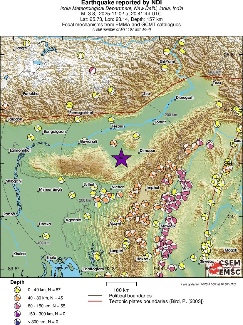 Regional moment Tensor