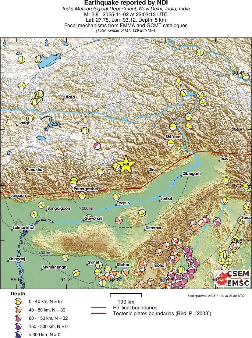 Regional moment Tensor