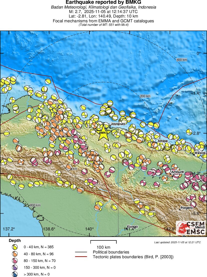 Regional moment Tensor