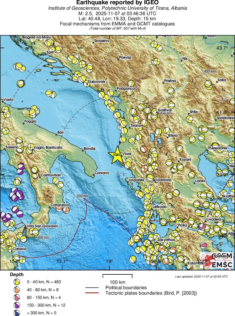 Regional moment Tensor