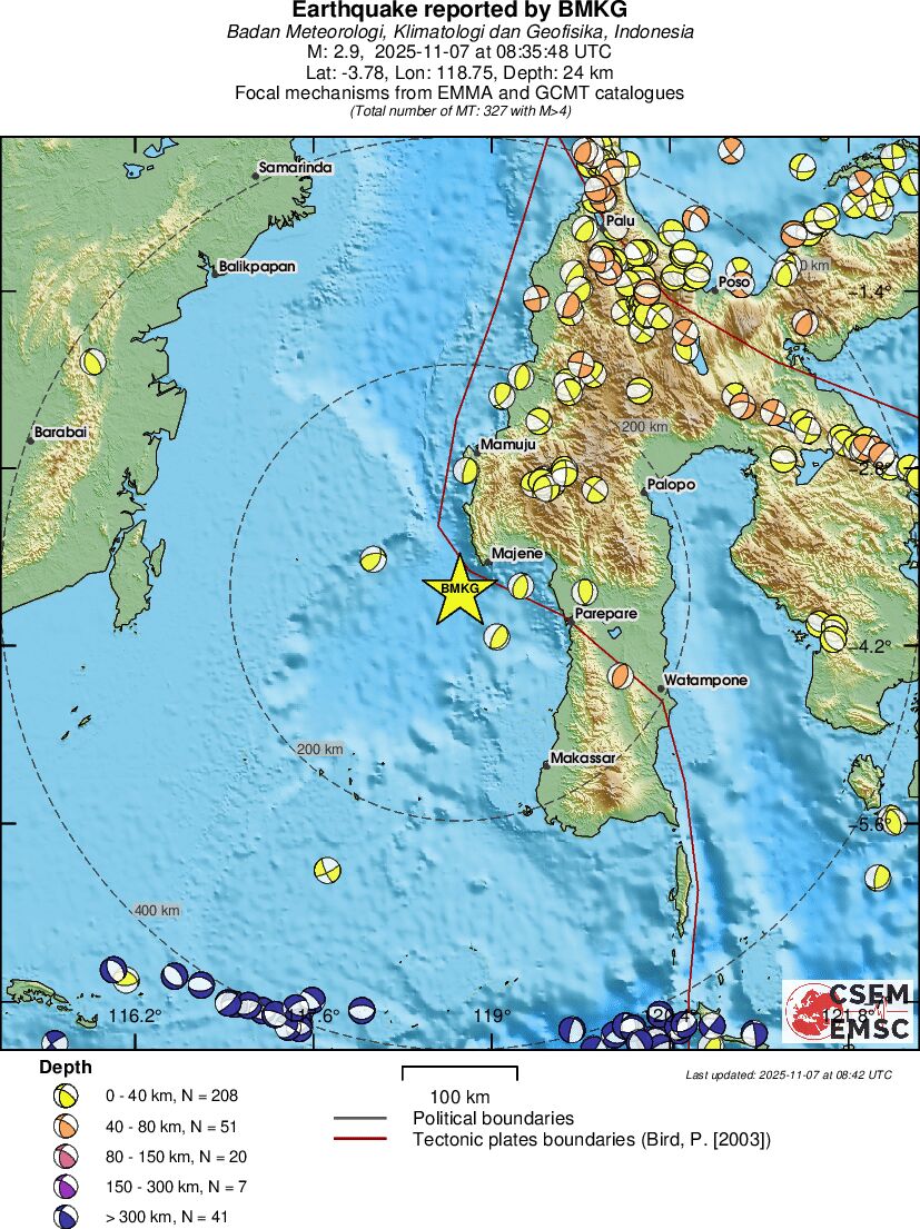 Regional moment Tensor
