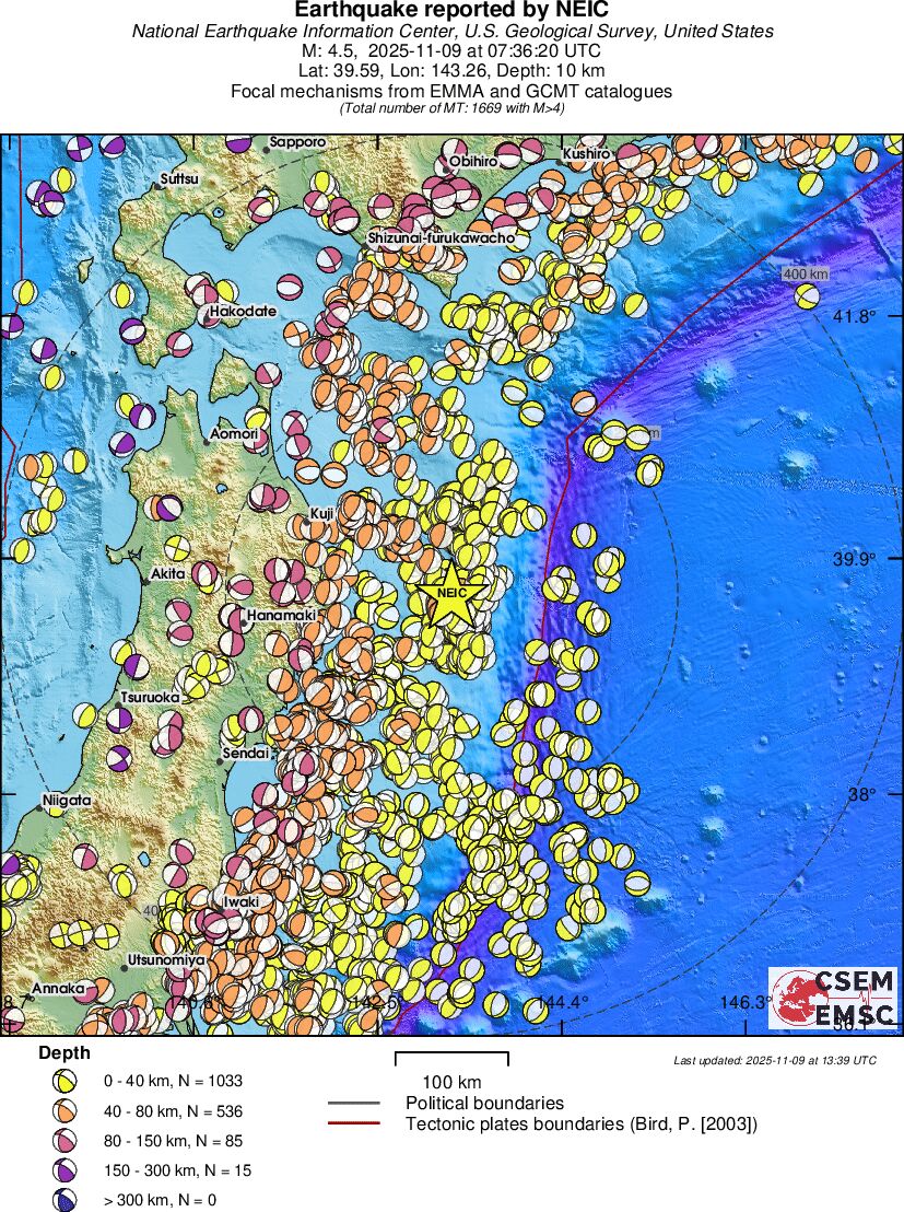 Regional moment Tensor