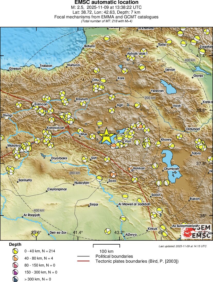 Regional moment Tensor