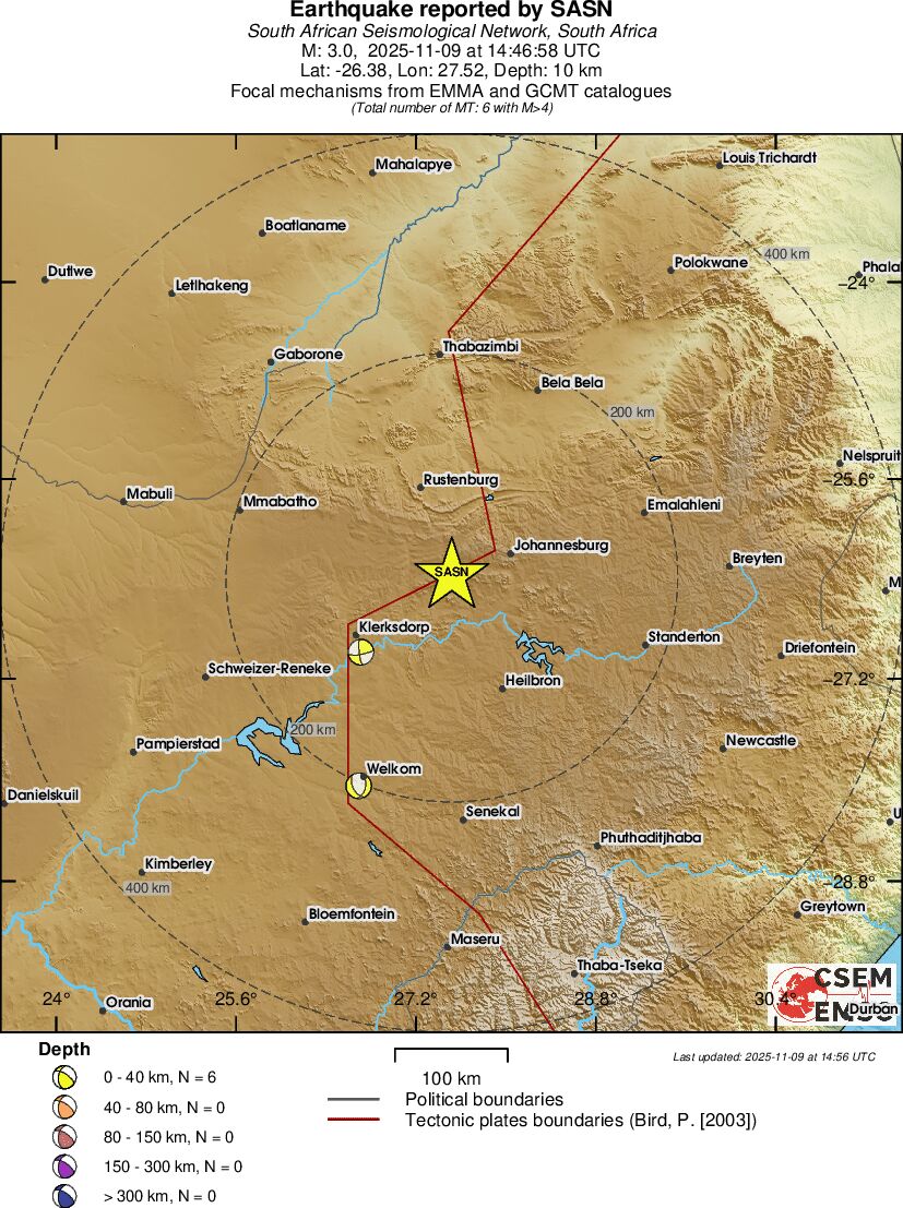 Regional moment Tensor