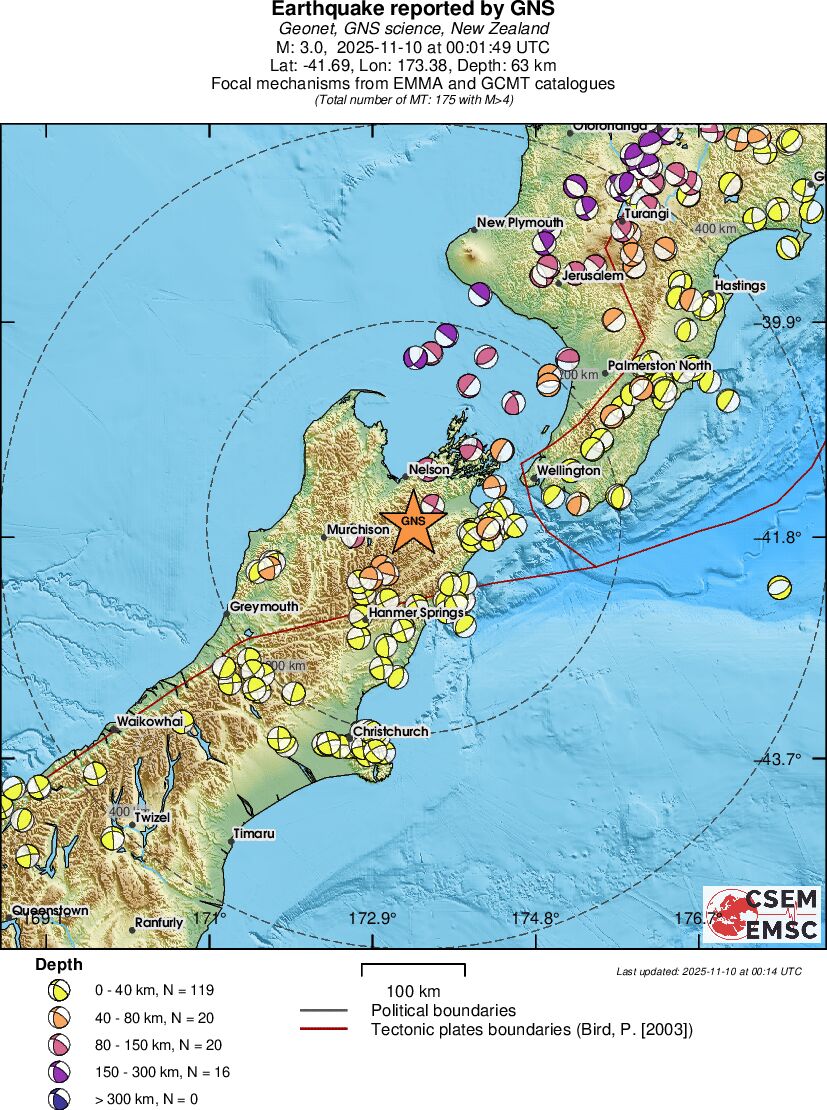 Regional moment Tensor