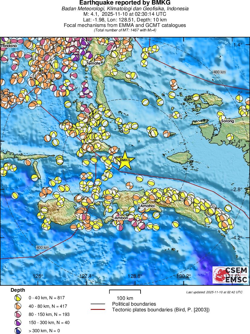 Regional moment Tensor