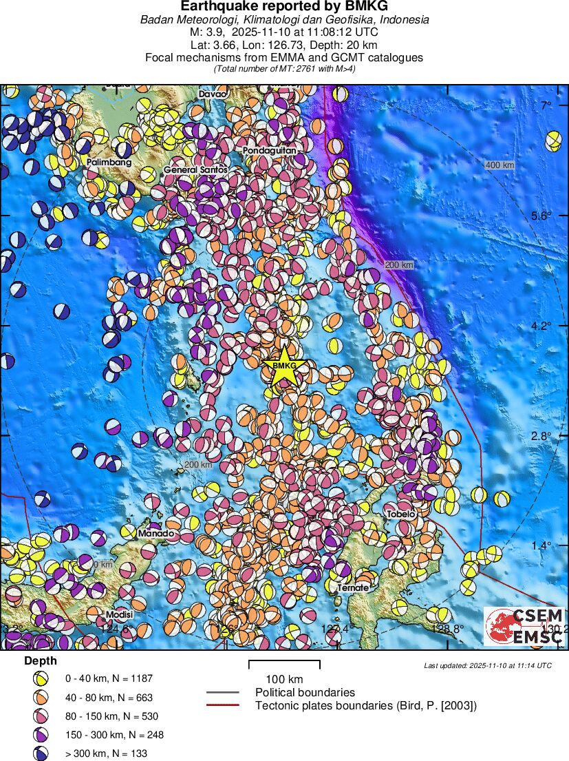 Regional moment Tensor
