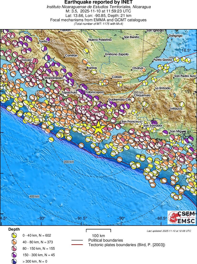 Regional moment Tensor