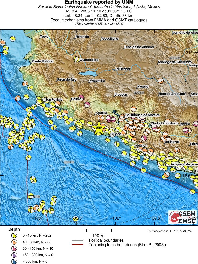 Regional moment Tensor