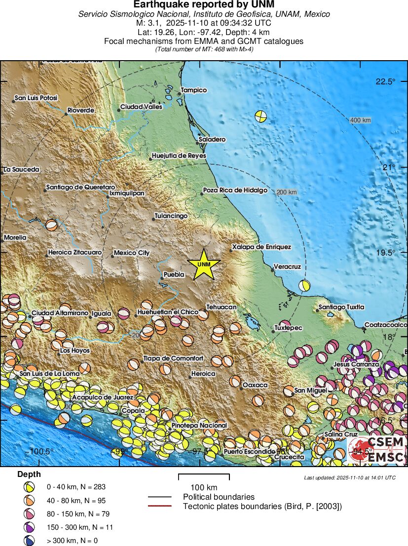 Regional moment Tensor