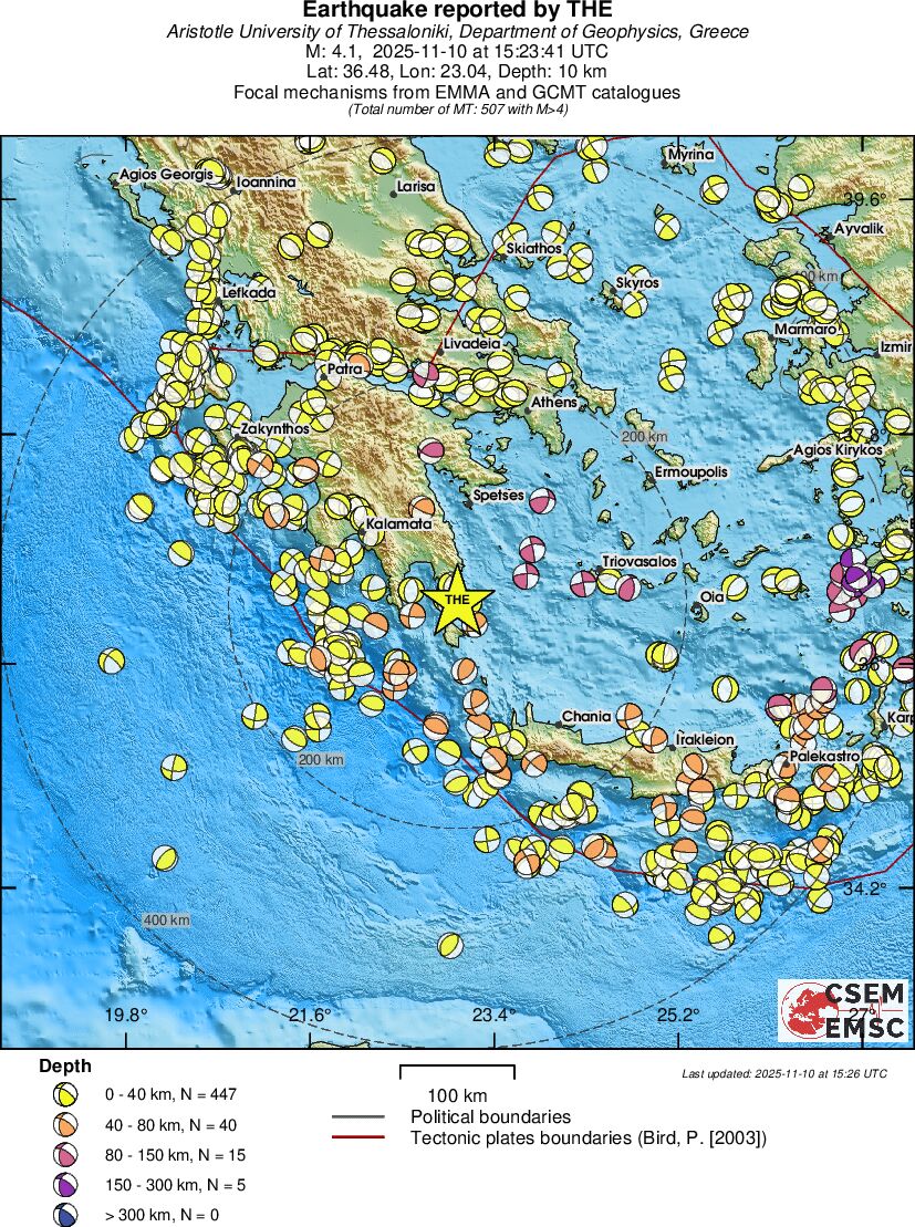 Regional moment Tensor