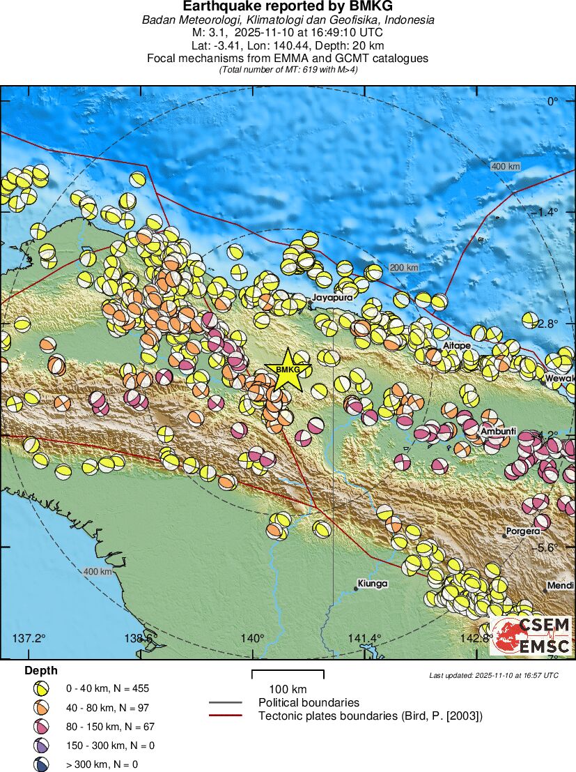 Regional moment Tensor