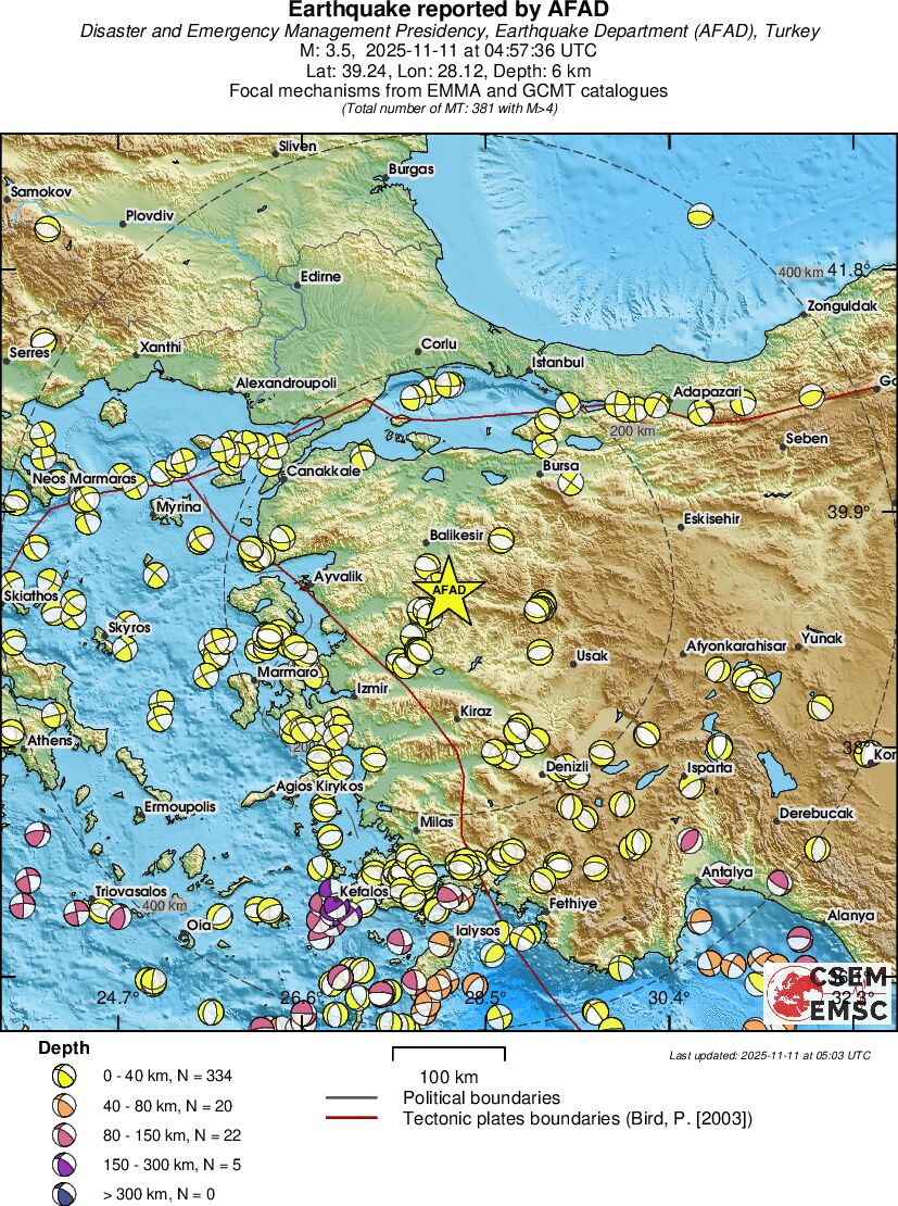 Regional moment Tensor