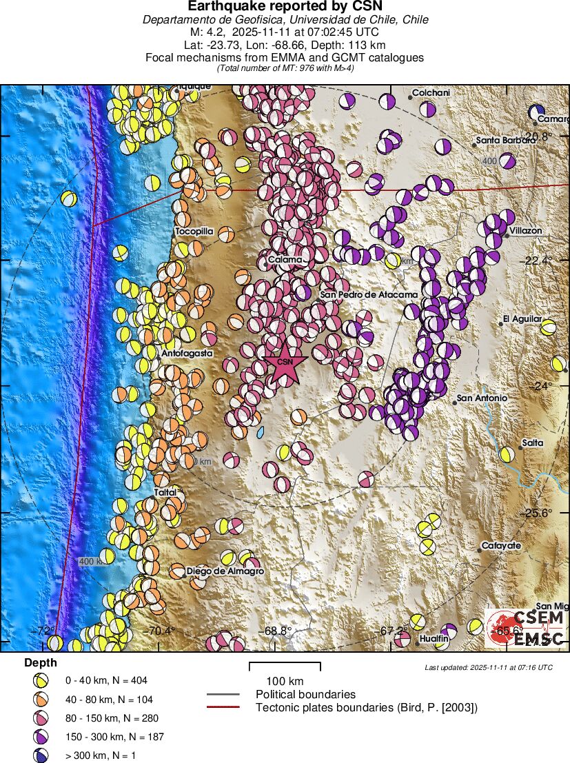 Regional moment Tensor