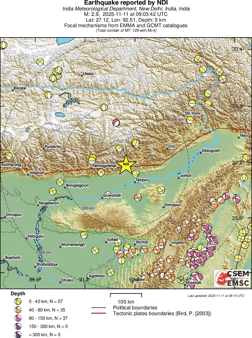 Regional moment Tensor