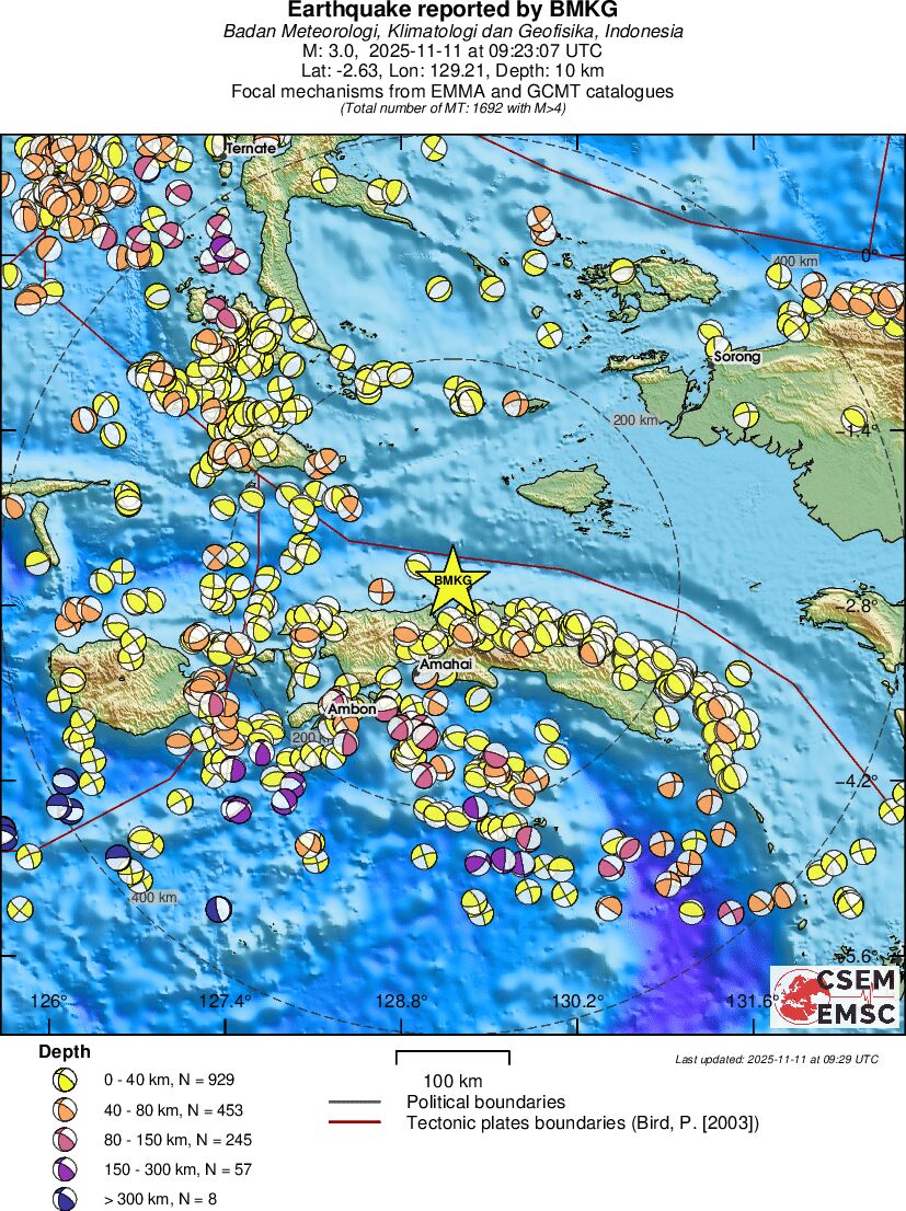 Regional moment Tensor