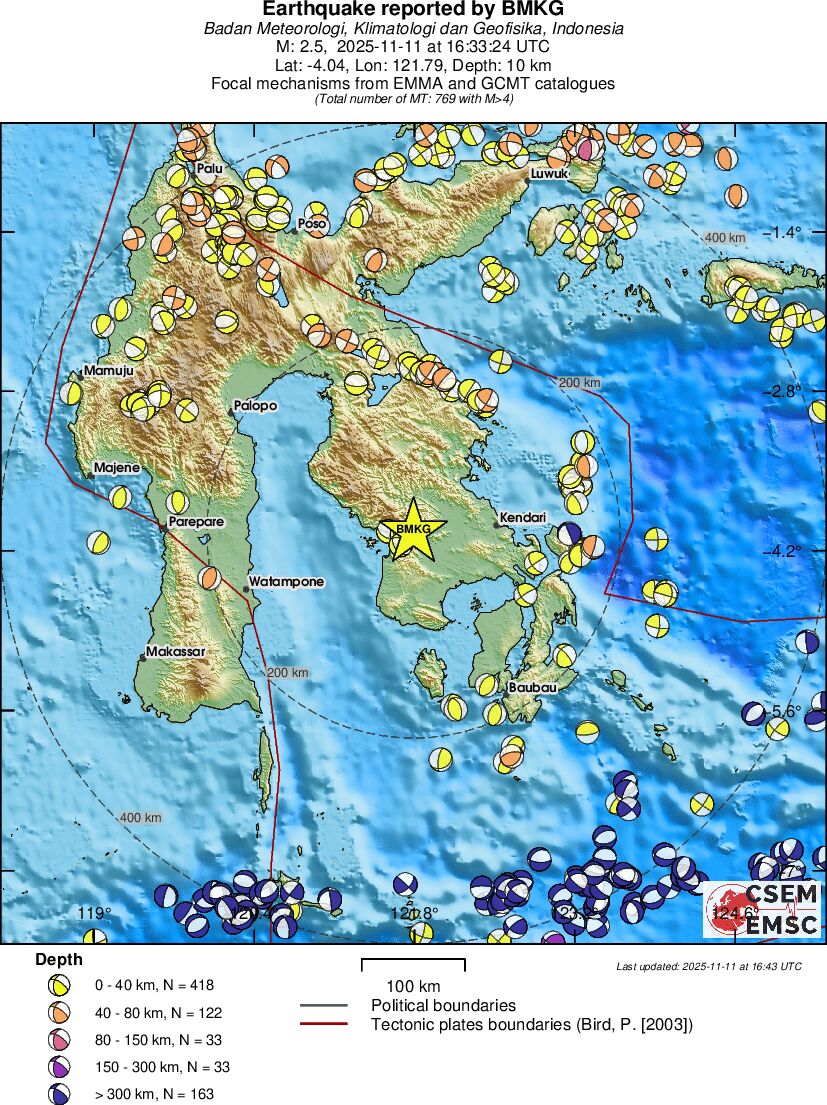 Regional moment Tensor