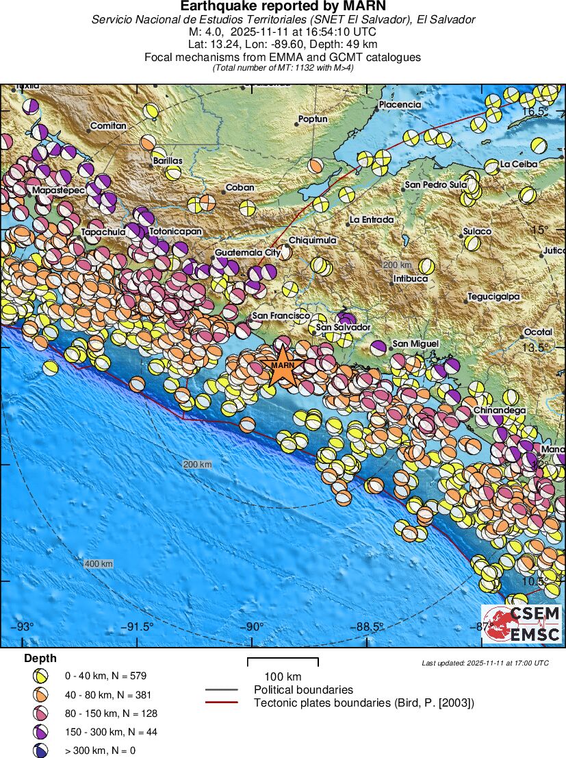 Regional moment Tensor