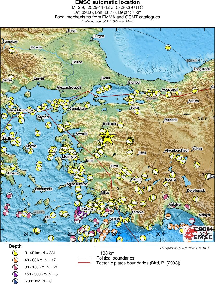 Regional moment Tensor