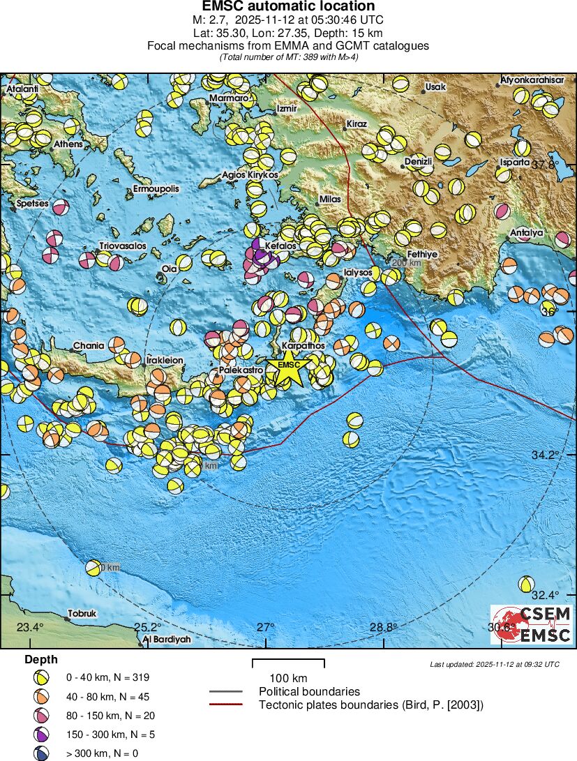 Regional moment Tensor