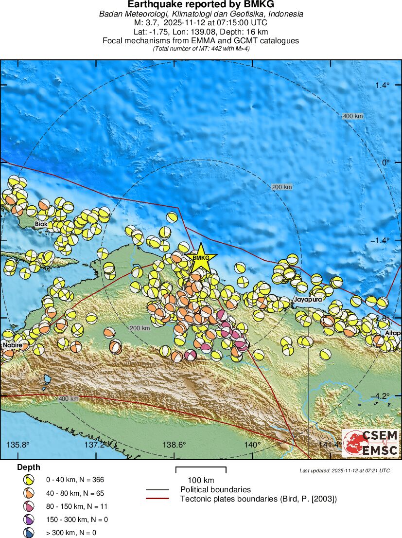 Regional moment Tensor